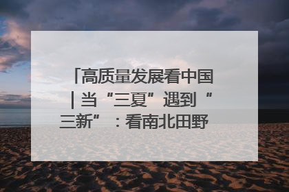 高质量发展看中国｜当“三夏”遇到“三新”：看南北田野里的科技共生记