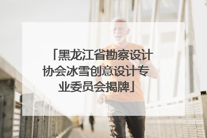 黑龙江省勘察设计协会冰雪创意设计专业委员会揭牌