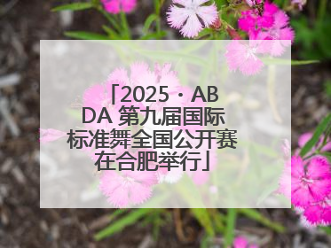 2025・ABDA 第九届国际标准舞全国公开赛在合肥举行