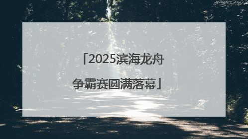 2025滨海龙舟争霸赛圆满落幕