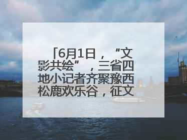 6月1日，“文影共绘”，三省四地小记者齐聚豫西松鹿欢乐谷，征文暨短视频大赛精彩启幕！