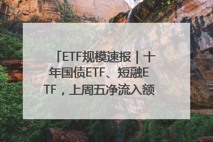 ETF规模速报｜十年国债ETF、短融ETF，上周五净流入额均超20亿元
